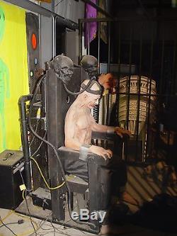 Electric chair halloween prop animated