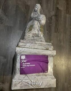 FREE FAST SHIP Home Depot Accents Holiday Dead Water 36 Broken Angel Tombstone