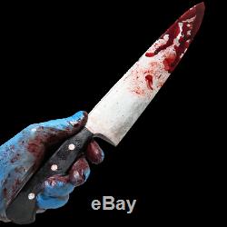 Fake Bloody Myers Kitchen Knife Weapon Halloween Costume PU Movie Prop Horror