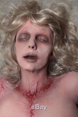 Female Cadaver Haunted House Halloween Horror Prop The Walking Dead Corpse