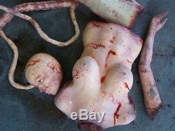 Female Mutilation Set The Walking Dead Halloween Prop Corpse