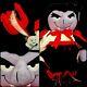 Fiberoptic Vampire Dracula Light Halloween Decor Prop Devil Fork Ghost Goth 12