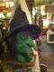 Folk Art Witch Head Scary Haunted House Halloween Stage Prop Hand Made