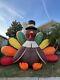 Fraser Hill Farm 10' X 15' Wide Turkey Inflatable Light Up, Festive Thanksgiving