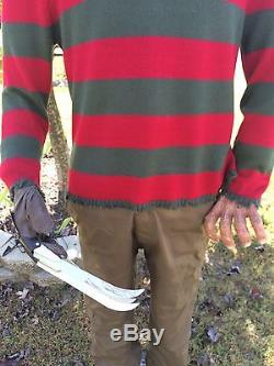Freddy Krueger Animated Halloween Figure Life Size Motion Activated Prop-L@@K