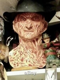 Freddy Krueger Mask Bust Elm Street 3 Prop Halloween 80s Horror