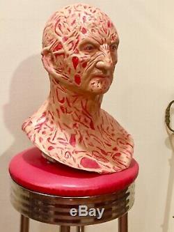 Freddy Krueger Mask Bust Lifesize Halloween Myers Prop Mold Elm Street 3