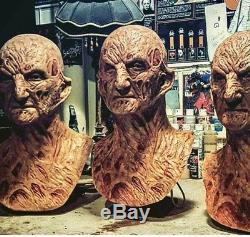 Freddy Mask Bust Elm Street Lifesize Halloween Prop Jason Myers