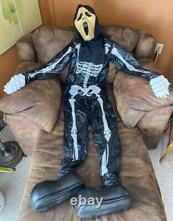 Fun World6ft Ghoul Scream Ghostface Halloween Decoration Prop NOT WORK FOR PARTS