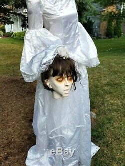 GEMMY Halloween BEHEADED BRIDE Life Size Prop Animated ANIMATRONIC See Video