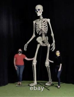 GIANT SKELETON 12ft with Animated LCD Eyes Halloween Prop Home Depot LOCAL PICKUP