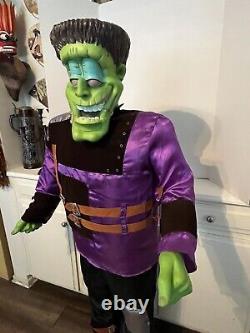 Gemmy 5' Life-Size Frankensteins Halloween Prop Animated Singing Monster Tested