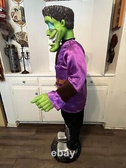 Gemmy 5' Life-Size Frankensteins Halloween Prop Animated Singing Monster Tested