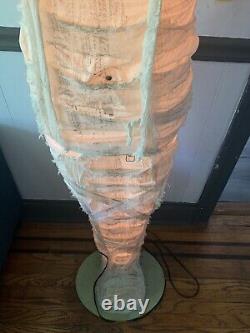 Gemmy 6 Foot Motion Activated Animatronic Light Up Halloween Mummy Vintage 2005