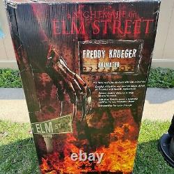 Gemmy 6ft Halloween Prop Freddy Nightmare On Elm St Life Size Animated RARE