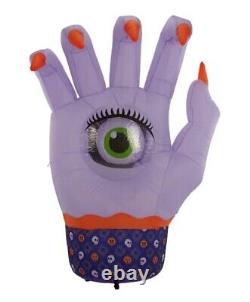 Gemmy 7' Kaleidoscope Hand Moving Eyeball Animated Airblown Inflatable Halloween