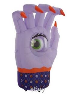 Gemmy 7' Kaleidoscope Hand Moving Eyeball Animated Airblown Inflatable Halloween