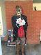 Gemmy Animated Life Size Dead Eyed Drake Pirate Skeleton Moves And Talks 6ft