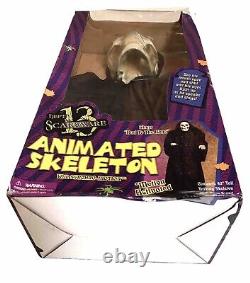 Gemmy Animated Skeleton Sings Bad To The Bone Unused In Box Dept. 13 Scareware