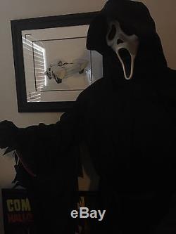 Gemmy Halloween Life Size Animated Scream Ghostface Horror Icon Prop Licensed