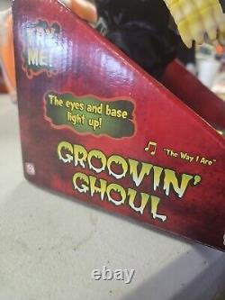 Gemmy Halloween Rare Animated Zombie Grave Raver Dances Vintage New