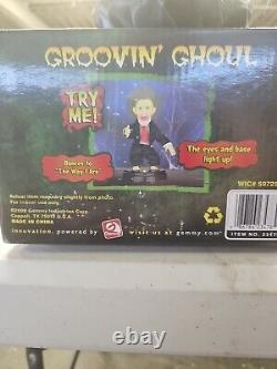 Gemmy Halloween Rare Animated Zombie Grave Raver Dances Vintage New