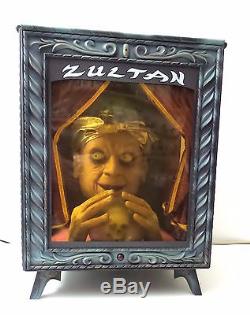 Gemmy Industries Zultan Animatronic Fortune Teller Talking Light Up Halloween