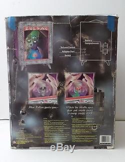 Gemmy Industries Zultan Animatronic Fortune Teller Talking Light Up Halloween