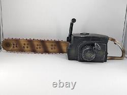 Gemmy Leatherface 29 Animated Chainsaw Prop w Sound & Movement Tested Working