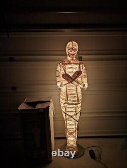 Gemmy Life Size 6 FT Mummy Animated Light Up Halloween Prop