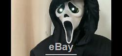 Gemmy Life Size Ghostface Scream Animated Halloween Prop Animatronic Life Size