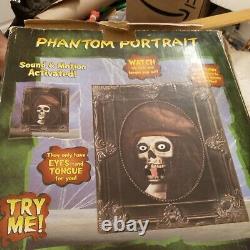 Gemmy Pirate Phantom Portrait Animated with original box