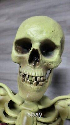 Gemmy Wisecrack Jack Skeleton Joke Talking Hanging Halloween Prop 1st Ed HTF