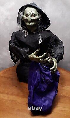 Gemmy Witch Halloween Prop Monster Incomplete Doesn't Work 100% READ DESCRIPTION