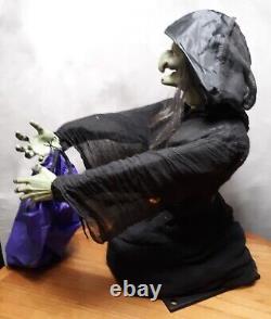 Gemmy Witch Halloween Prop Monster Incomplete Doesn't Work 100% READ DESCRIPTION