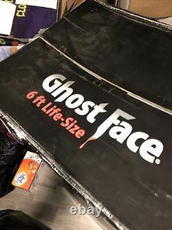 Ghost Face 6ft Lifesize Halloween Prop Spirit Gemmy Bnib Rare Htf