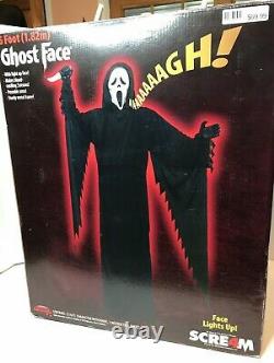 Ghostface Ghost Face SCREAM 6 Ft. Standing Light Sound Prop Fun World 2011 FS