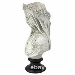 Ghostly Haunted Looking Gothic Creepy Bust Statue Great For Halloween Or Home