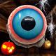 Giant Eyeball Sculpture Prop Skeleton Hand 20 Halloween Light Up Glows Creepy