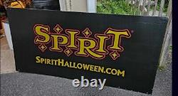 Giant Spirit Halloween Official Sign Very Rare Fron Official Store 6ft Long