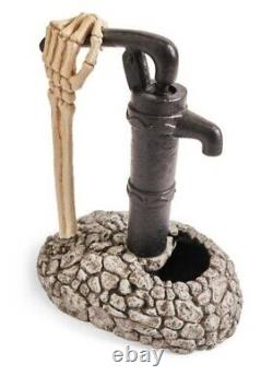 Grandin Road Halloween Skeleton Hand Water Pump NEW in Box