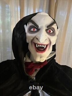 Grandin Road Vincent the Vampire 6 Foot Halloween Decoration Animated Figure