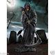 Grim Reaper Halloween Decoration Prop With Led Lights & Scythe Over 6 Feet Tall