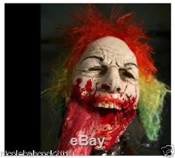 Halloween Life Size Bloody Sweet Animated Candy Clown Horror Haunted House Prop