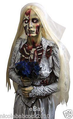 Halloween Life Size Skeleton Dead Bride Corpse Prop Haunted House Decor
