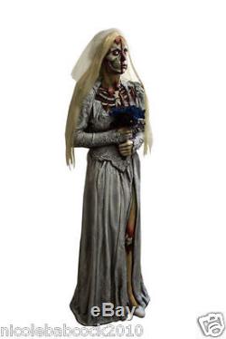 Halloween Life Size Skeleton Dead Bride Corpse Prop Haunted House Decor