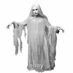 HALLOWEEN Life Size LADY OF THE GRAVE animatronic Floating Ghost with Sound NEW