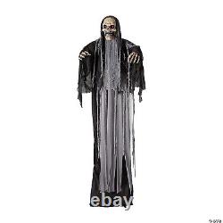 HALLOWEEN PROP 6'Animated RISING MOTION GHOUL REAPER w SOUNDS SEE VIDEO