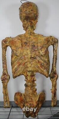 HALLOWEEN Peeping Tom Prop Hanging Skeleton 32 Inches Tall