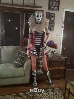 Harley Quinn Life Size Mannequin Halloween Prop Zombie Prop Batman Joker DC